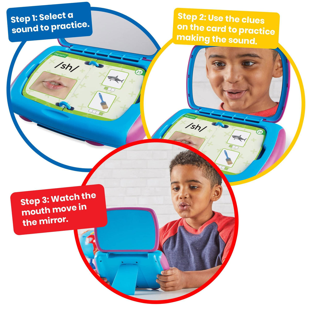 Phonemic Awareness-Mirror My Sounds Phoneme Set