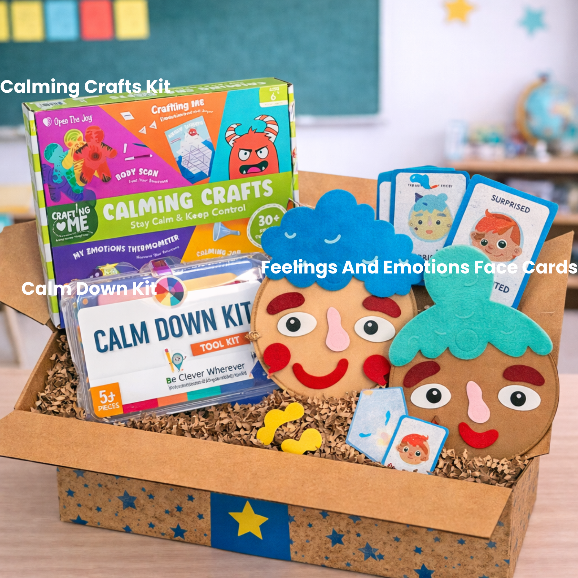 Emotional Addict セット Social Emotional Learning Box for Kids | Brainee Star